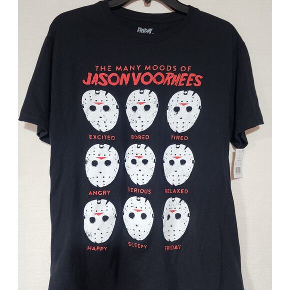 Friday the 13th ' Many moods of Jason Voorhees'' men's small shirt - Picture 1 of 5